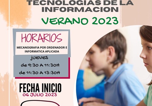 ESCUELA NUEVAS TECNOLOGÍAS VERANO 2023