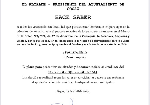 NUEVAS OPORTUNIDADES DE EMPLEO