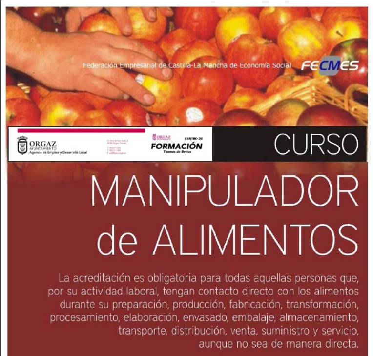 CARNÉ DE MANIPULADOR DE ALIMENTOS EN ORGAZ