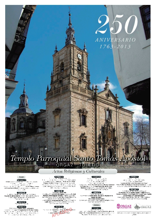 250 ANIVERSARIO DE LA IGLESIA PARROQUIAL