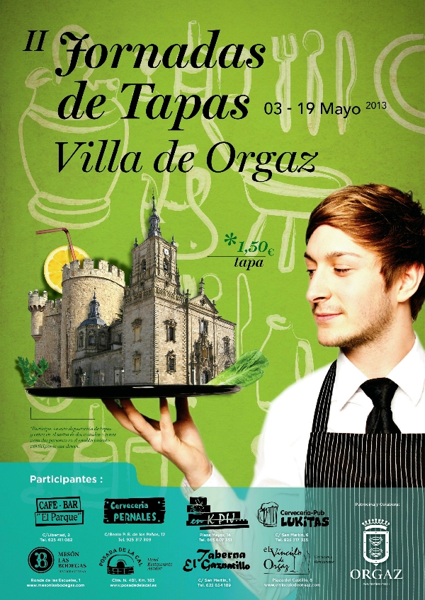 II JORNADA DE TAPAS "VILLA DE ORGAZ"