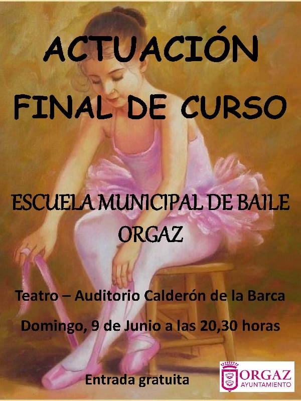 ACTUACIÓN FINAL DE CURSO ESCUELA MUNICIPAL DE BAILE