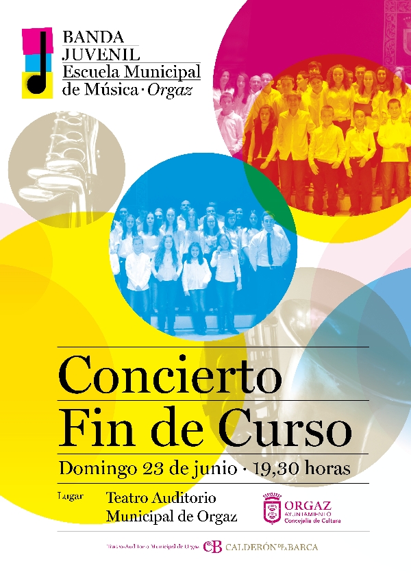 CONCIERTO A CARGO DE LA BANDA JUVENIL DE LA ESCUELA MUNICIPAL DE MÚSICA DE ORGAZ