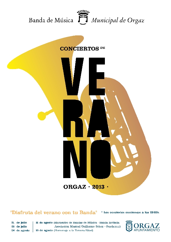 CONCIERTOS DE VERANO DE LA BANDA DE MUSICA