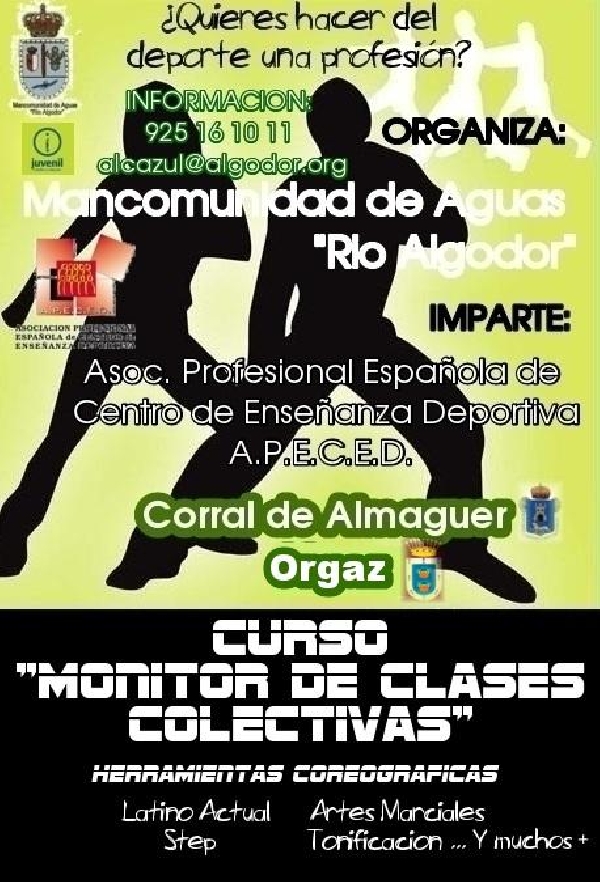 NUEVO CURSO EN ORGAZ: MONITOR DE ACTIVIDADES COLECTIVAS