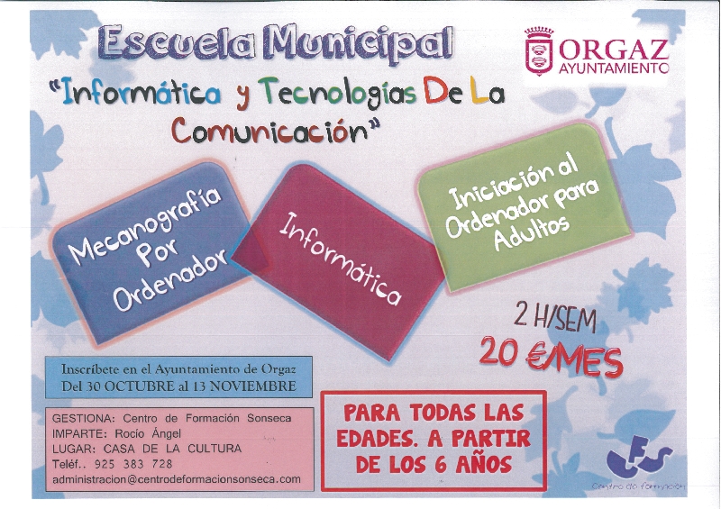 ESCUELA MUNICIPAL DE INFORMÁTICA Y NUEVAS TECNOLOGÍAS DE LA COMUNICACIÓN