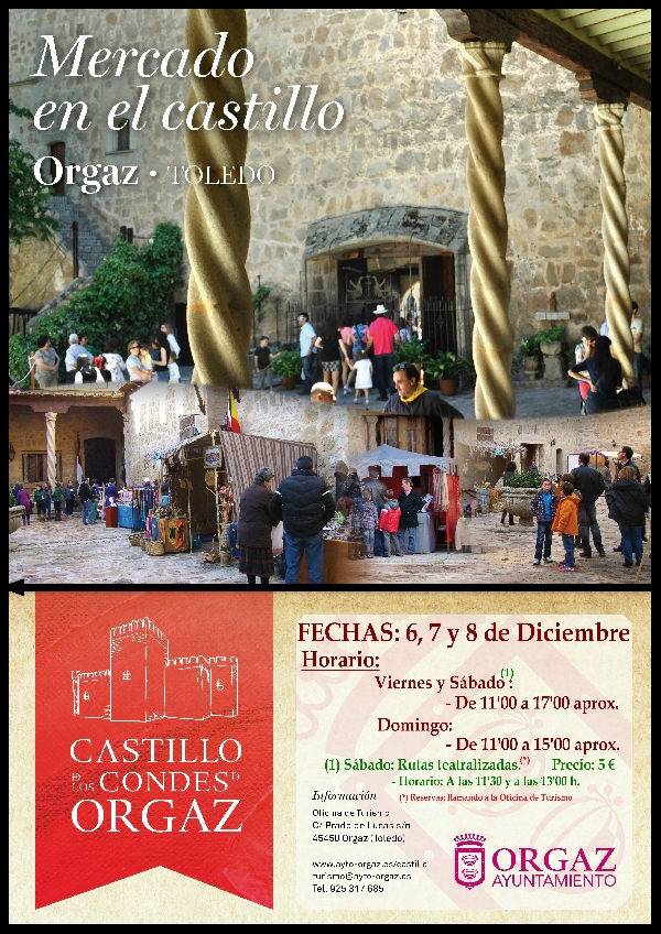 MERCADO DE ARTESANÍA EN EL CASTILLO, 6, 7 Y 8 DE DICIEMBRE