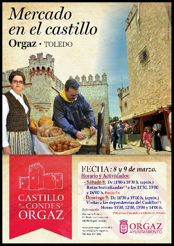 MERCADO DE ARTESANÍA EN EL CASTILLO. 8 Y 9 DE MARZO