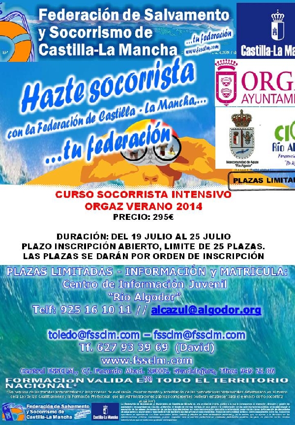 CURSO DE SOCORRISTA EN ORGAZ