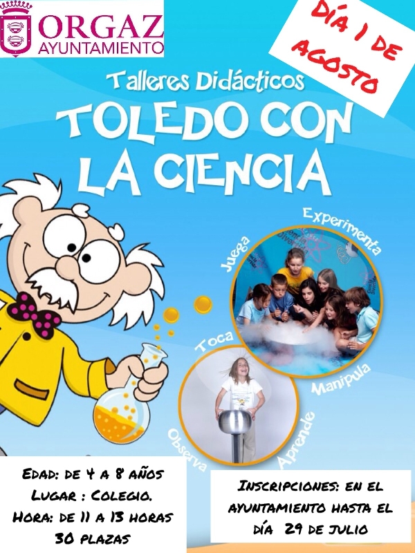 TALLER DIDÁCTICO TOLEDO CON LA CIENCIA