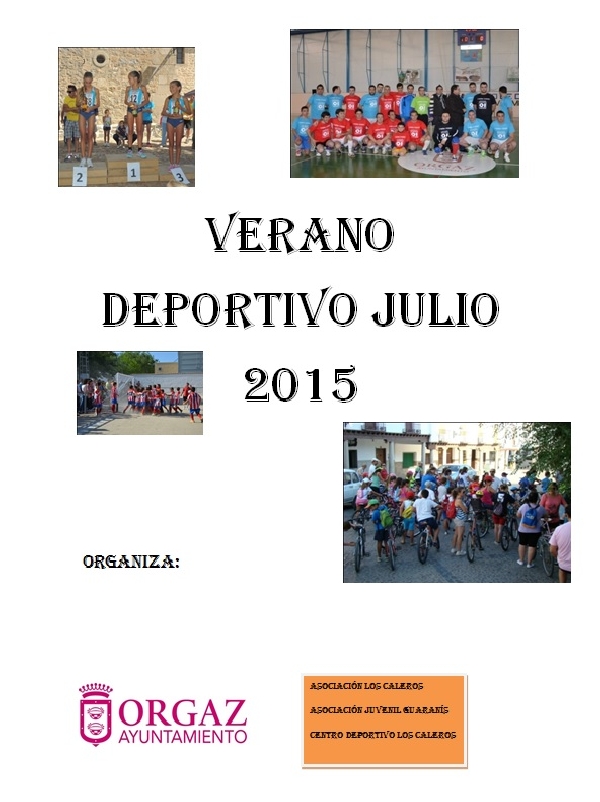 VERANO DEPORTIVO 2015. JULIO