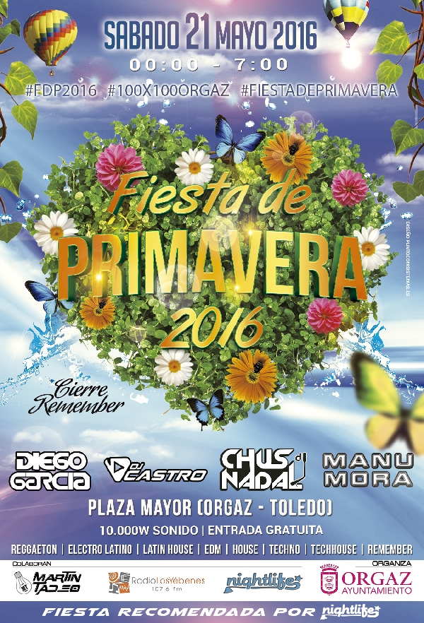 FIESTA DE PRIMAVERA. Fiesta dj's