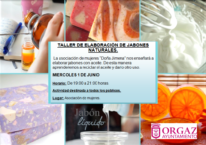 TALLER DE ELABORACIÓN DE JABONES NATURALES