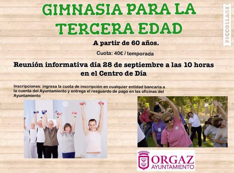 Gimnasia de mantenimiento para adultos