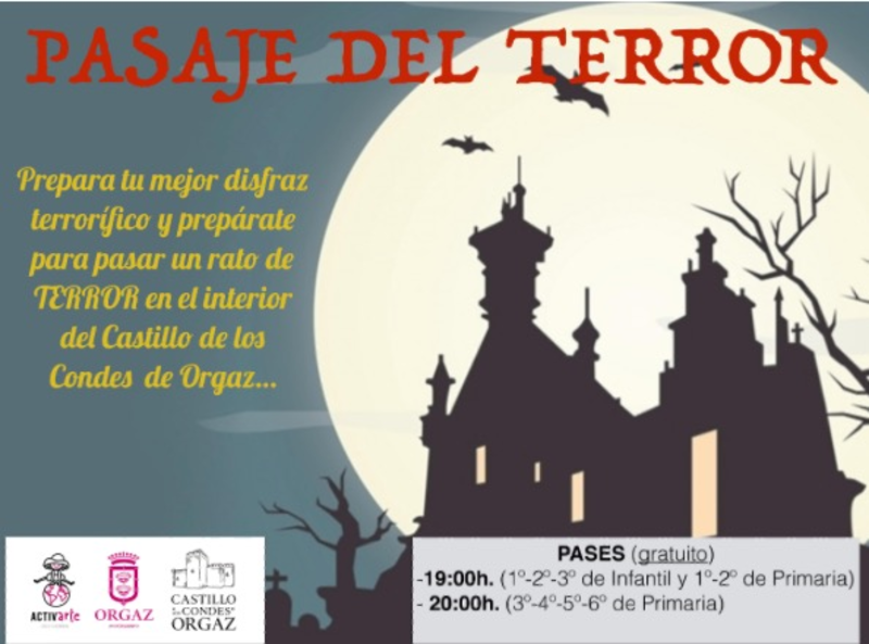 Pasaje del terror para niños/ 31 de Octubre