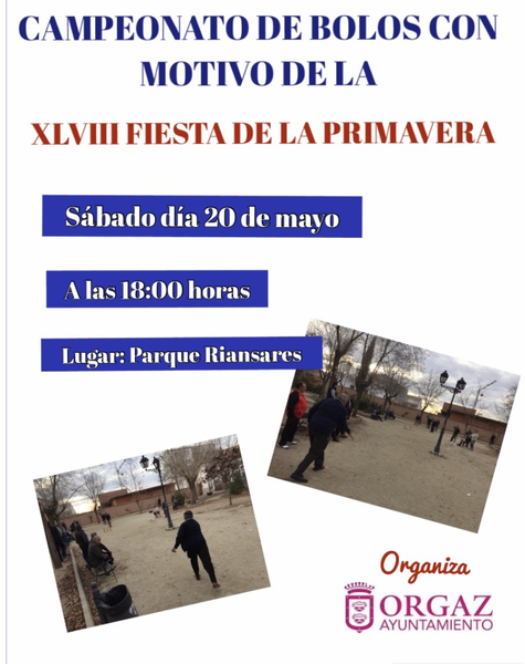 Campeonato de bolos XLVIII Fiesta de Primavera