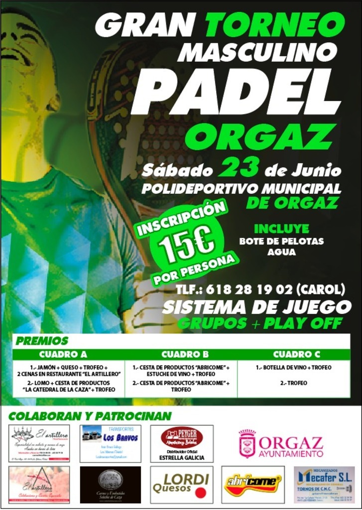 TORNEO MASCULINO DE PÁDEL 