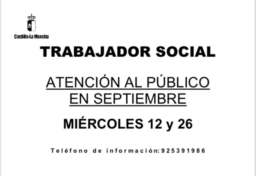 Días de Atención al Público del Trabajador Social 