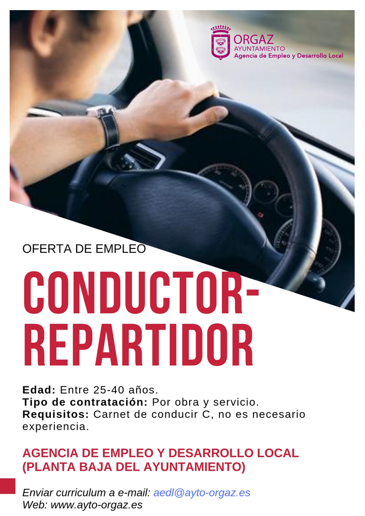 Conductor/Repartidor 