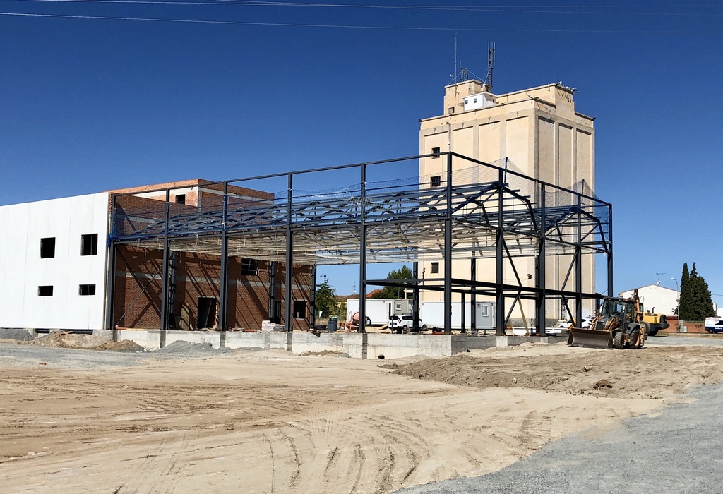 Obras del Parque de Bomberos 