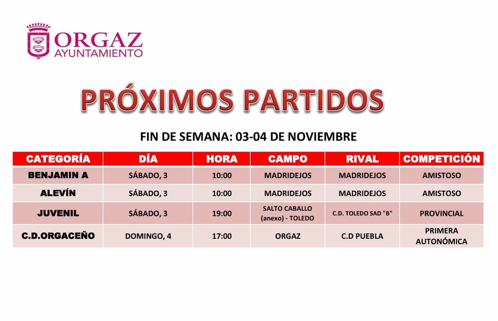 Próximos partidos 