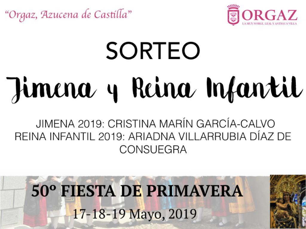 Sorteo de la Jimena y Reina Infantil 