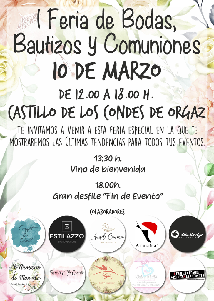 I Feria de Bodas, Bautizos y Comuniones en el Castillo 