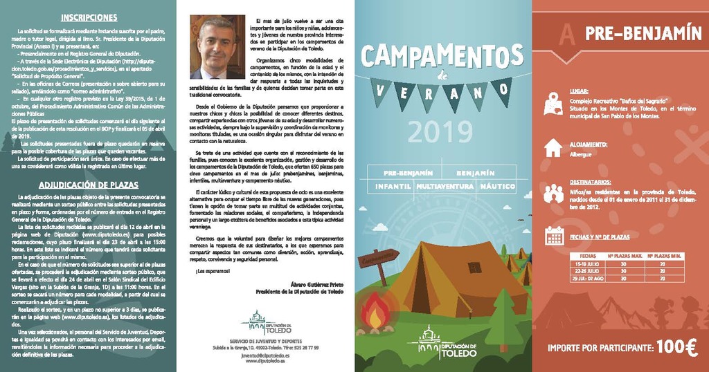 Campamentos de verano de la Diputación 