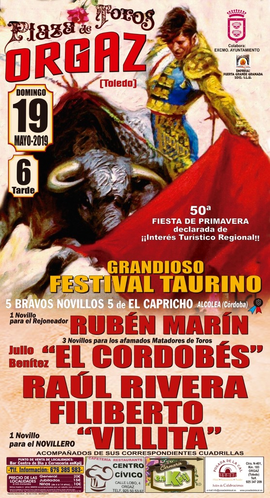 Festival Taurino con motivo de la L Fiesta de Primavera 