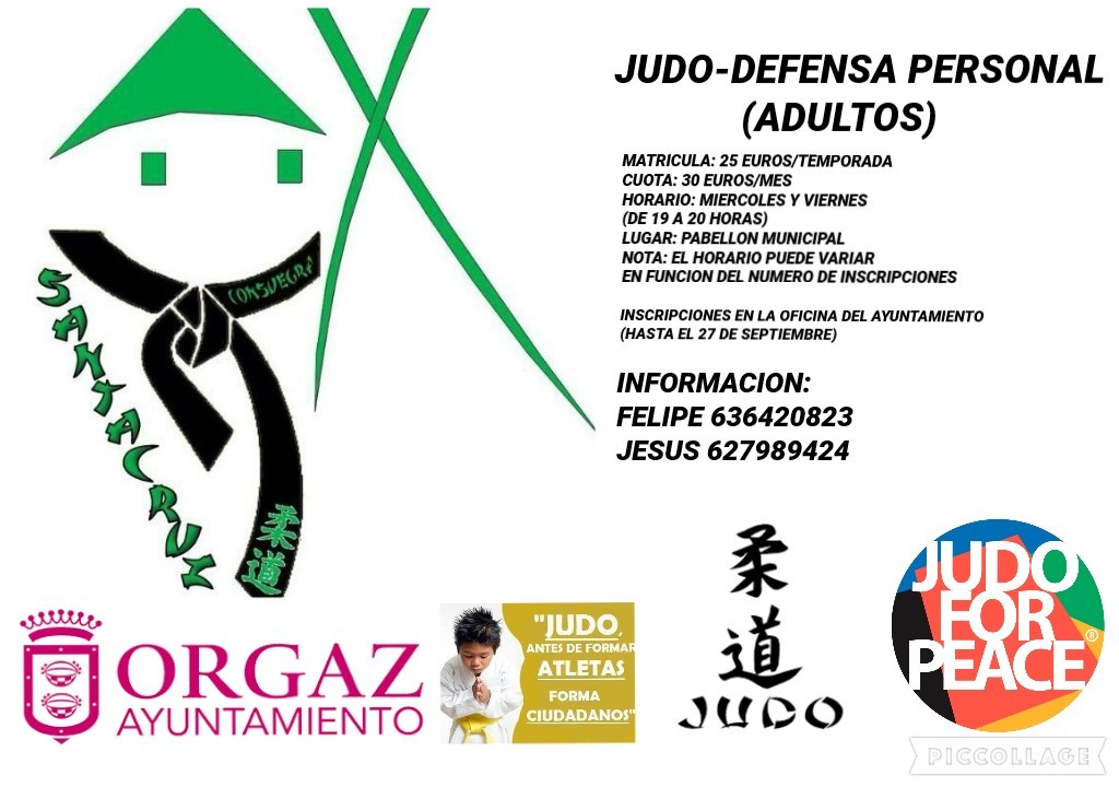 Apúntate a Judo/Defensa Personal 