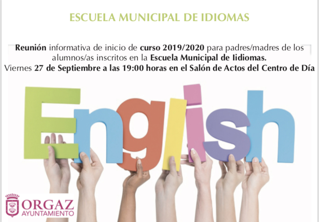 Reunión Escuela Municipal de Idiomas 