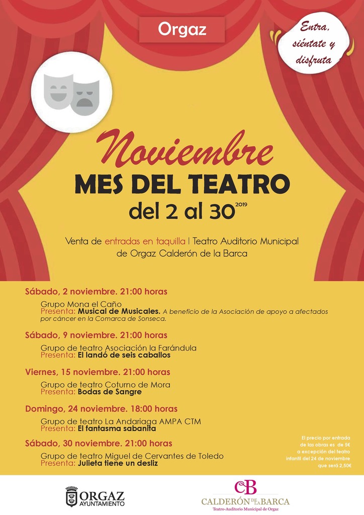 Noviembre, mes del teatro 