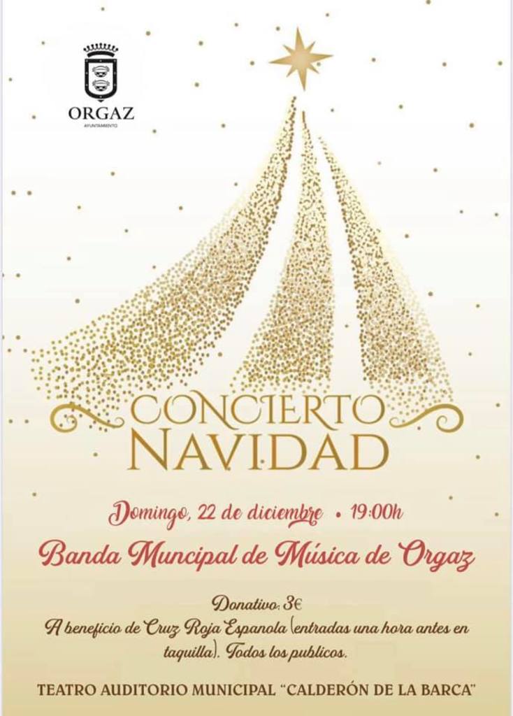 Concierto de Navidad de la Banda Municipal de Música de Orgaz