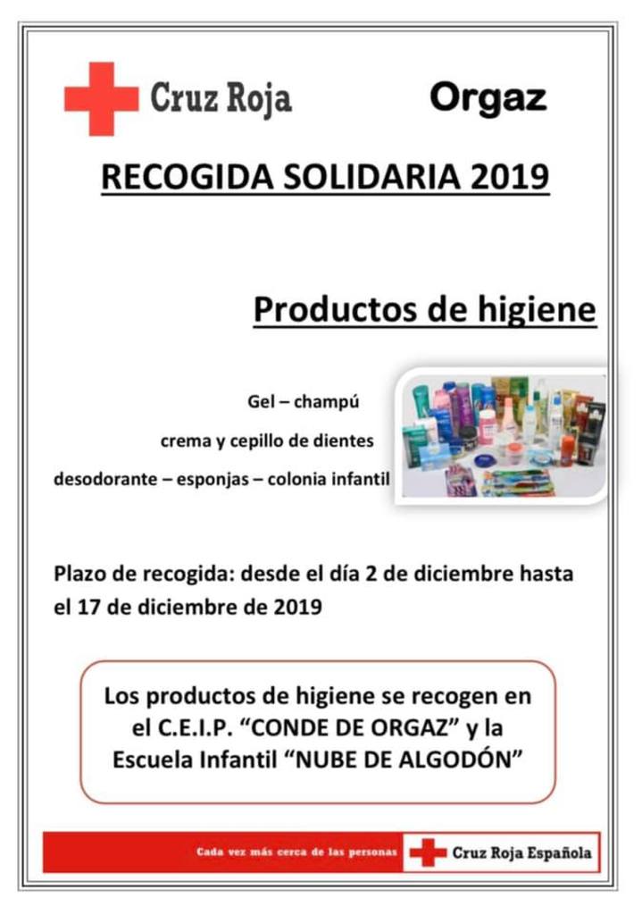 Recogida Productos de Higiene 