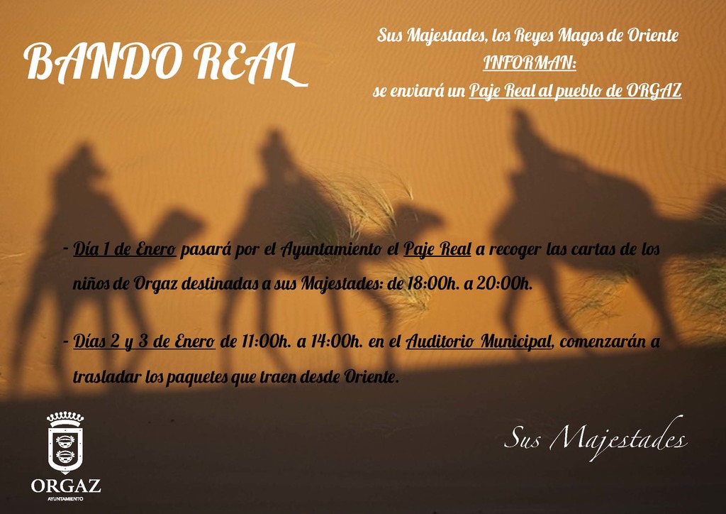 Recorrido Cabalgata Reyes Magos 