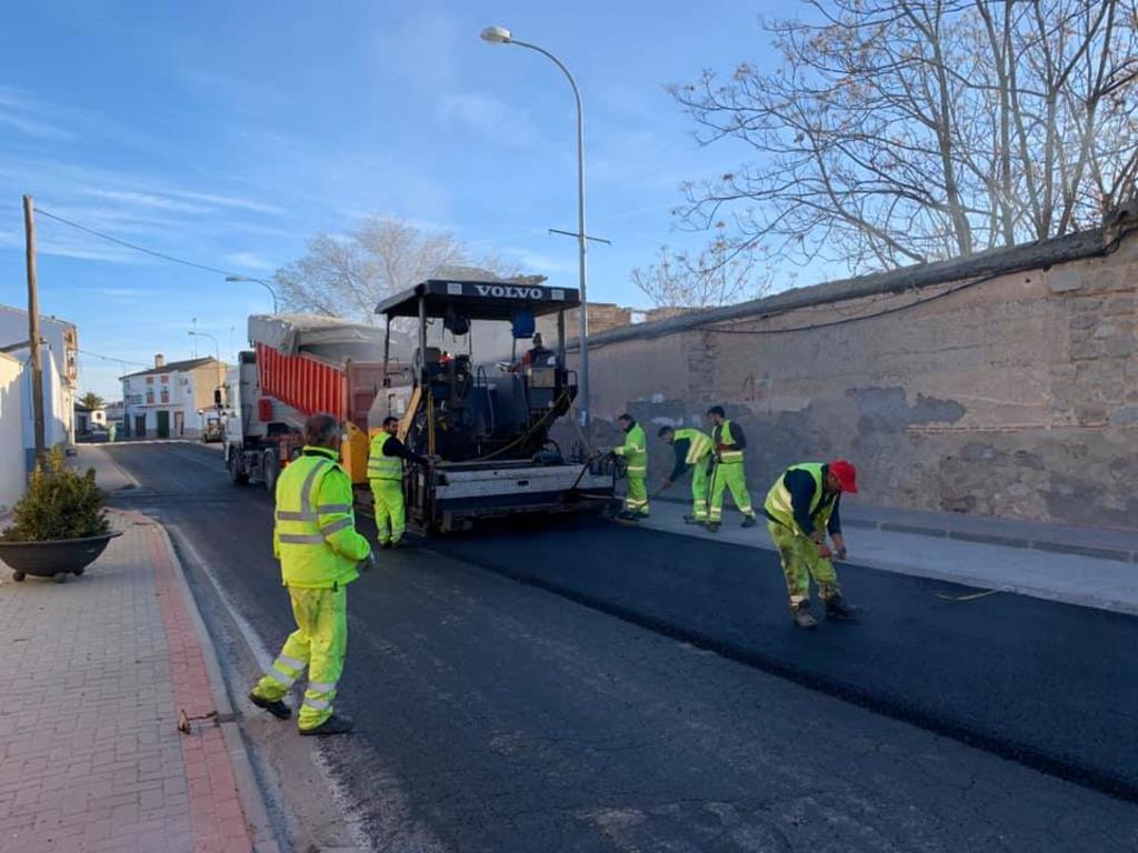 Plan de Pavimentación en la Calle del Socorro y Calle Prado de Lucas