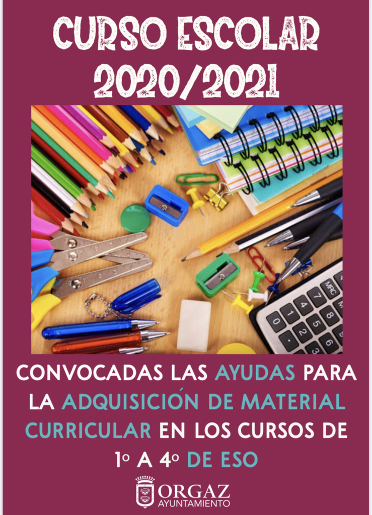 Ayudas para material curricular Secundaria 