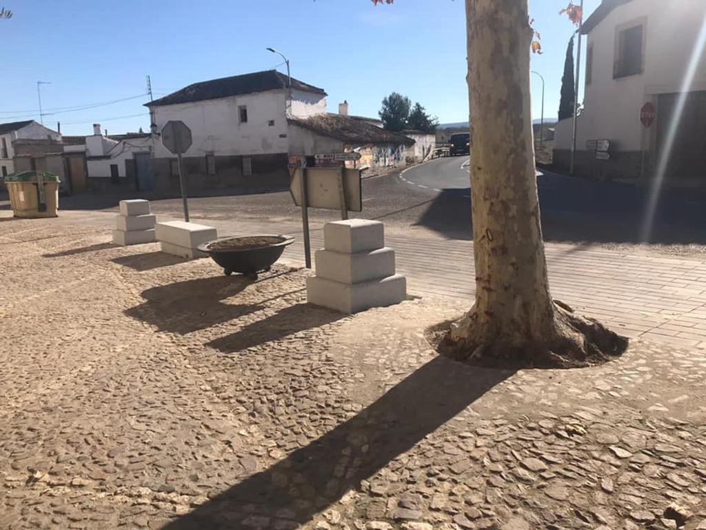 Obras en la travesía de la carretera N401