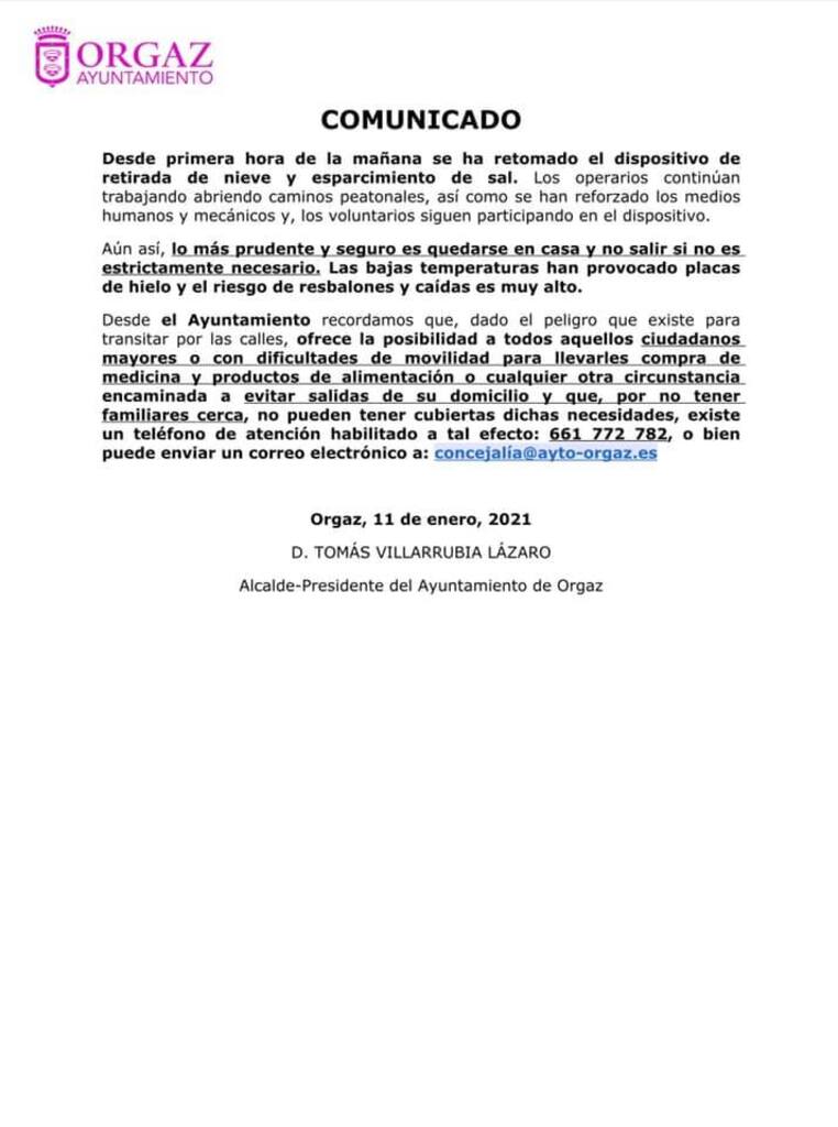 El Ayuntamiento ayuda a los mayores para que no salgan de casa 