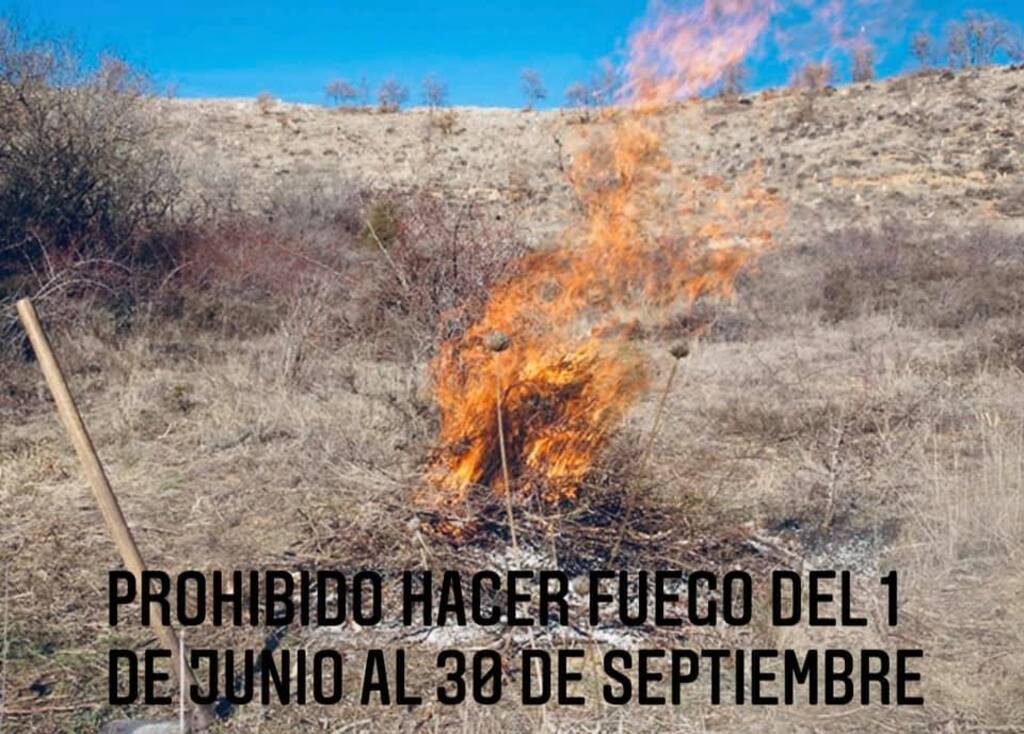 PROHIBIDO HACER FUEGO 