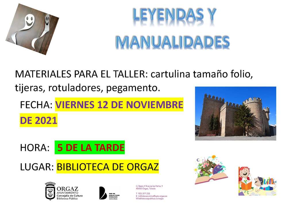 Leyendas y manualidades en la Biblioteca Municipal 