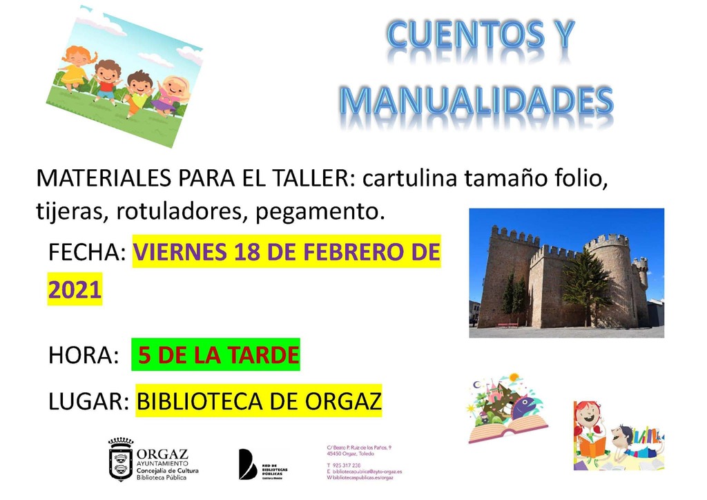 Actividad infantil en la Biblioteca Municipal 