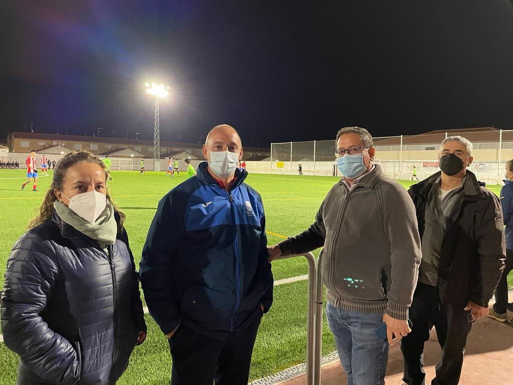 Inauguración de la nueva iluminación del Campo de Deportes “El Socorro”