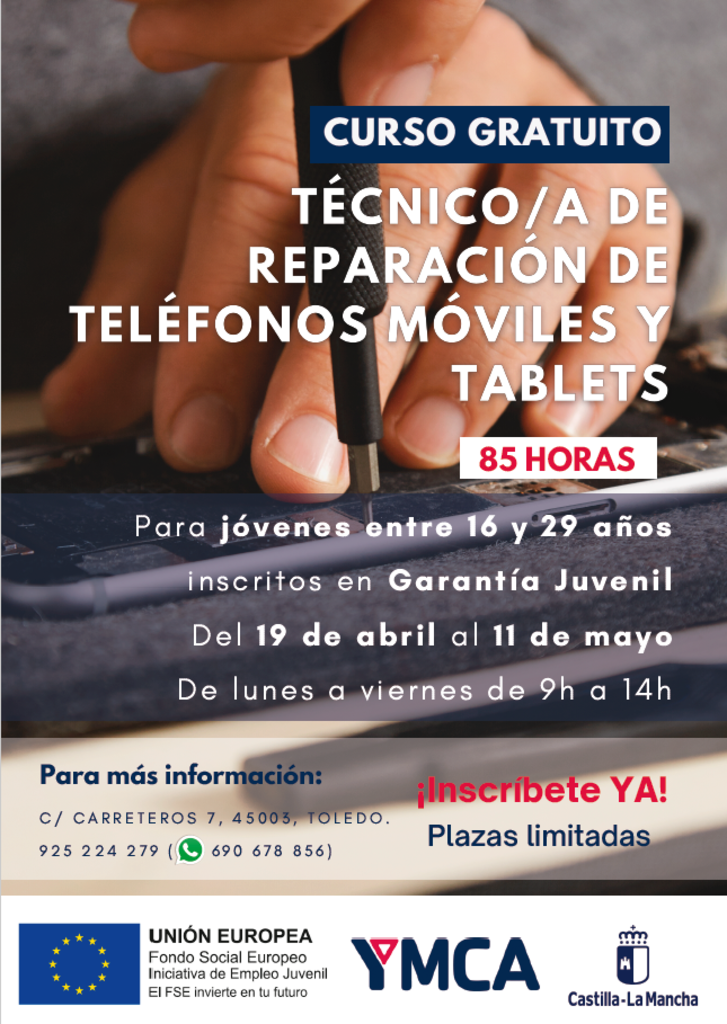 Técnico/a de reparación de teléfonos móviles y tablets 