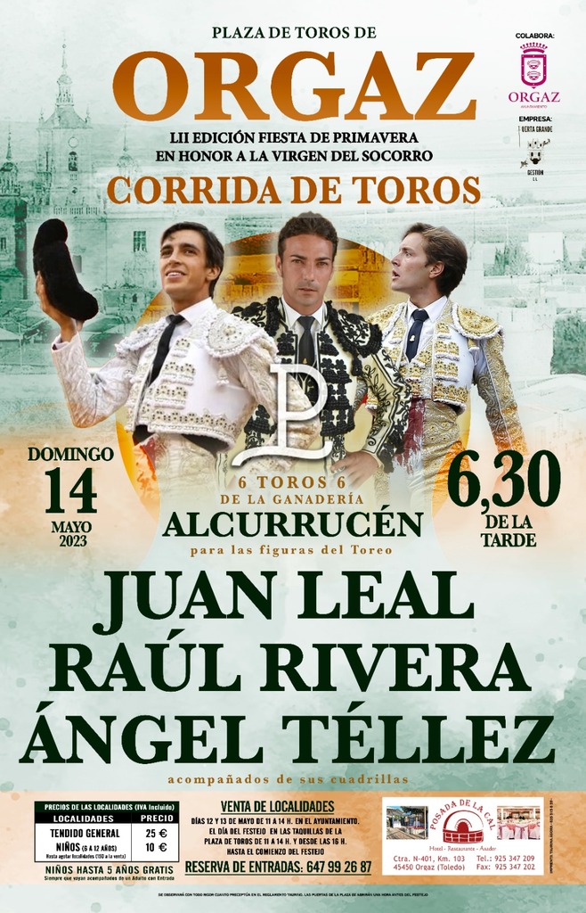 CARTEL CORRIDA DE TOROS DE LA FIESTA DE PRIMAVERA