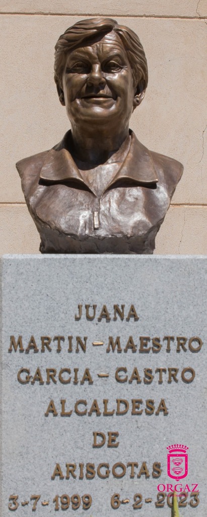 HOMENAJE A JUANA MARTÍN MAESTRO, ALCALDESA DE ARISGOTAS