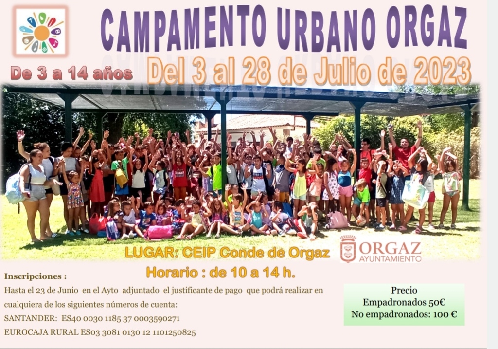 CAMPAMENTO URBANO 2023