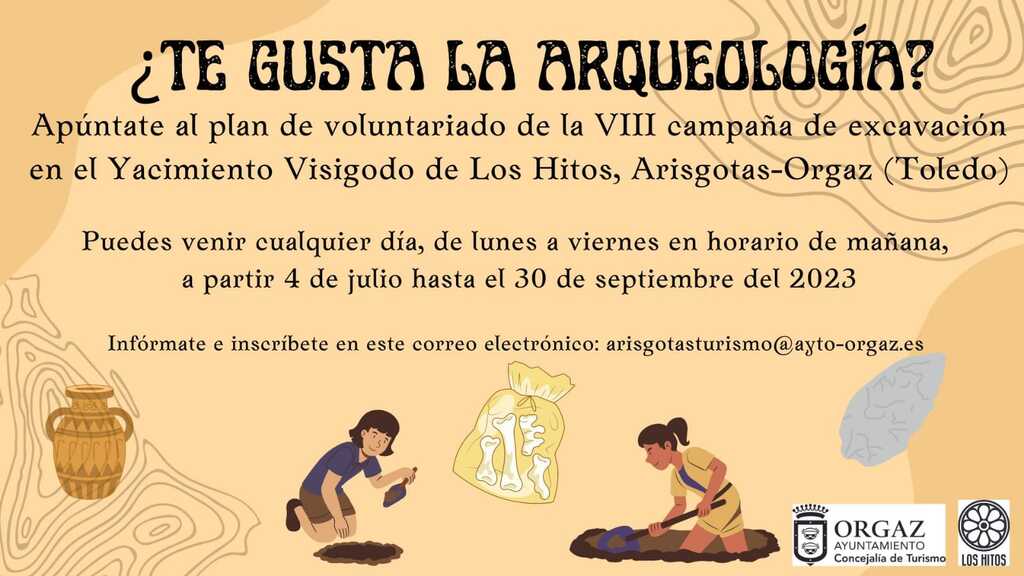 VOLUNTARIADO DE ARQUEOLOGÍA EN LOS HITOS