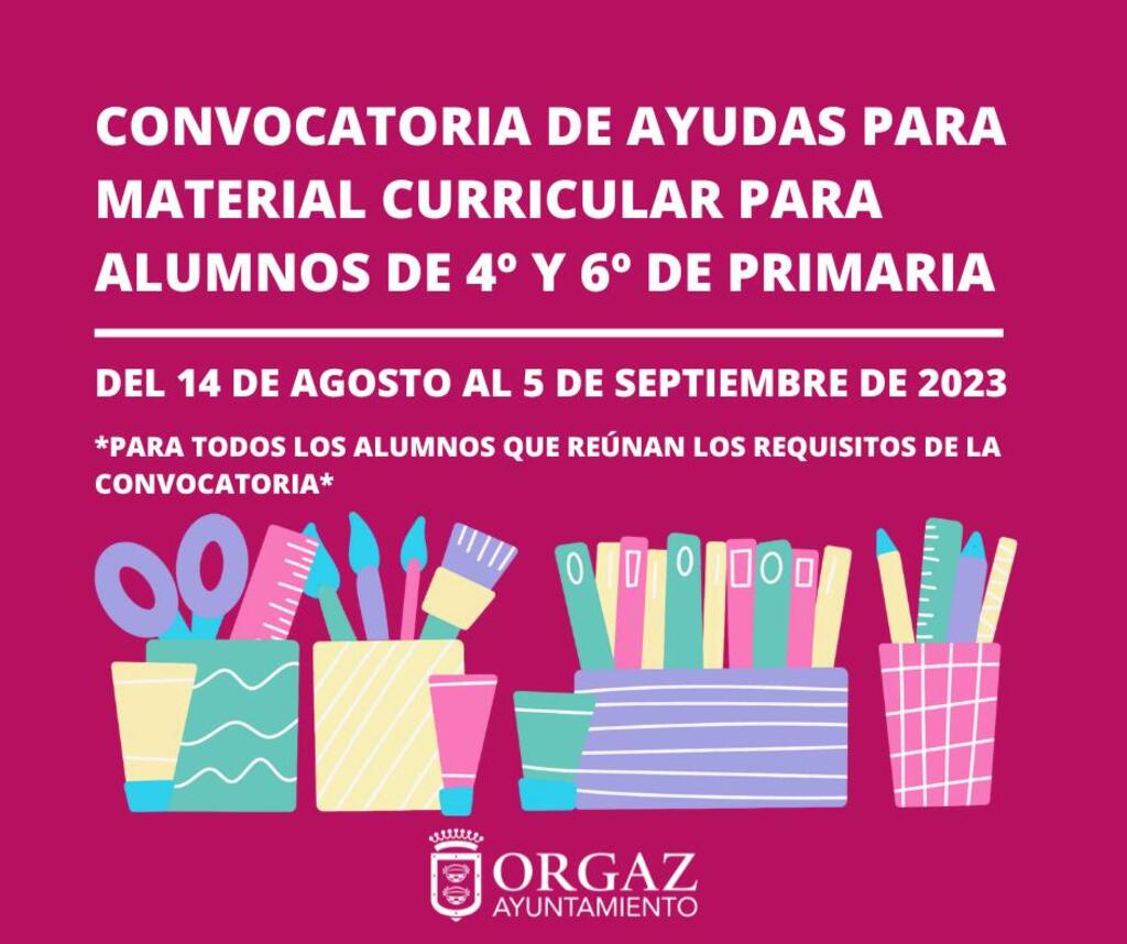 AYUDAS MATERIAL CURRICULAR