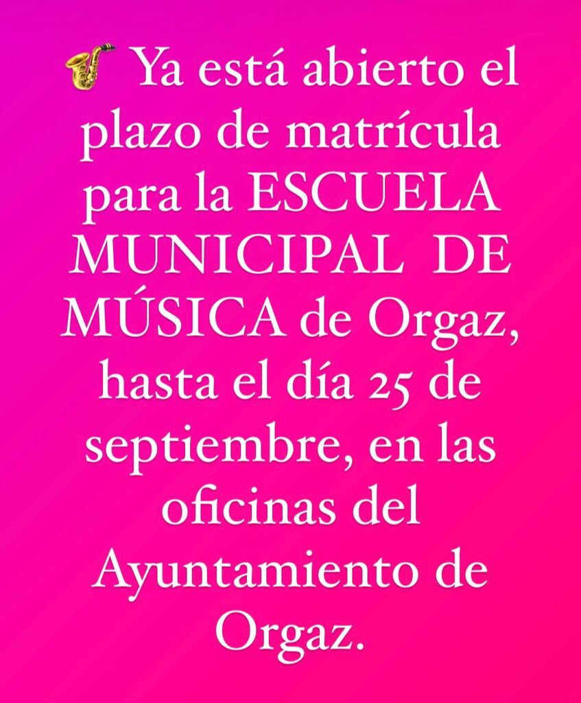 ESCUELA MUNICIPAL DE MÚSICA 